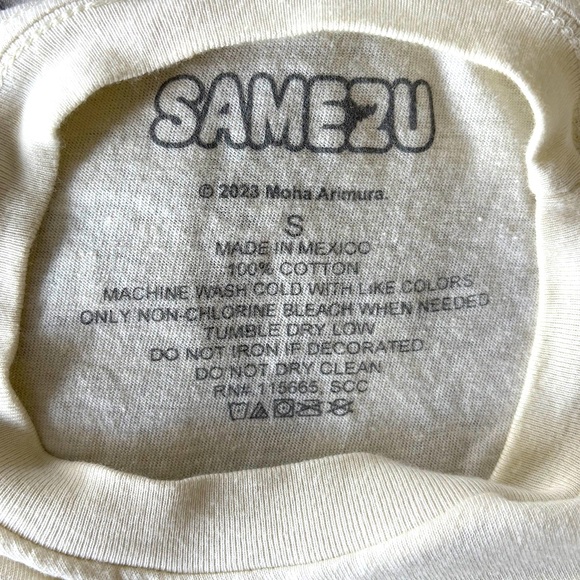 Samezu Unisex Graphic T-shirt - Picture 5 of 5